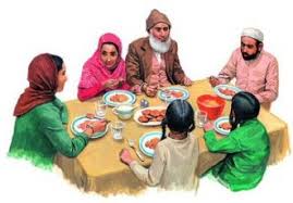 Image result for Saying 'Bismillah' when a child starts eating