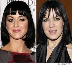 ... singer Katy Perry at the Belvedere IX vodka party in Beverly Hills last night (left) -- and rehabbed former wrestler Joanie &quot;Chyna Doll&quot; Laurer (right). - 0210_katy_china-1