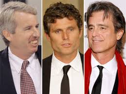 Chris Kennedy, Anthony Shriver and Bobby Shriver are other prospective Kennedy clan candidates for political office. AP photo composite by POLITICO - 100214_kennedys_lead_218