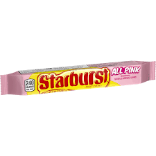 STARBURST All Pink Fruit Chews Chewy Candy, Full Size, 2.07 oz ...
