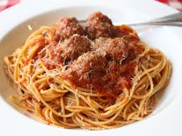 Image result for pork meatballs with spaghetti