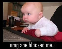 Omg she blocked me | Funny Dirty Adult Jokes, Memes &amp; Pictures via Relatably.com