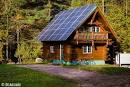 Solar power cabin