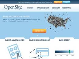 Open Sky Secured Visa Card Login