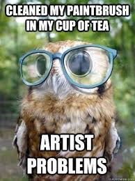 nocturnal Sleeping at night is to Mainstream - Hipster owl - quickmeme via Relatably.com