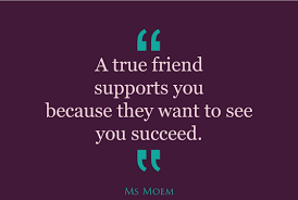 Supportive Friend Quotes. QuotesGram via Relatably.com