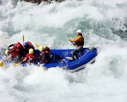Image of White water rafting in the Himalayas