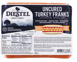 Uncured Turkey Franks - Diestel Family Ranch