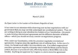Image result for senator letter to iran