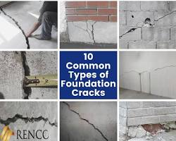 Image of Cracks in a foundation wall