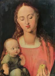 Dürer, Albrecht: Maria mit Kind [1]. Bild auf Leinwand drucken - 10m0131a