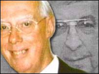 Derek Bond (left) and the Interpol picture of Derek Sykes - _38876883_pensionercomposite203