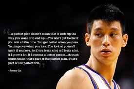 NBA Jeremy Lin&#39;s quote from Linsanity. About why failure and tough ... via Relatably.com