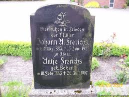 Grab von Antje Frerichs (geb. Boden) (10.02.1883-26.07.1952 ... - ot047