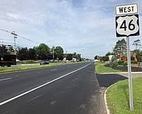 Image of US 46 highway in New Jersey