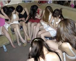 Image result for sex trafficking red light district girls lined up on the street waiting to be bought