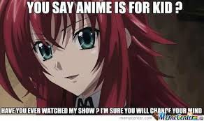 Highschool Dxd..if You Know What I Mean :p by epicb3b0 - Meme Center via Relatably.com