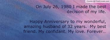 Husband Anniversary Quotes For Facebook. QuotesGram via Relatably.com