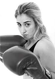 Interview with female boxer Kina Elyassi. By Jahanshah Javid February 23, 2001. The Iranian - photo