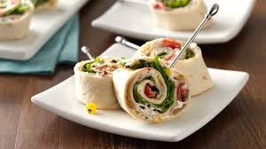 Turkey Club Tortilla Roll-Ups Recipe - BettyCrocker.com