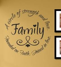 Amazon.com: Family A circle of strength and love. Founded on Faith ... via Relatably.com