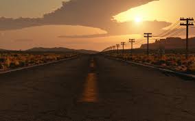 Image result for sunset road