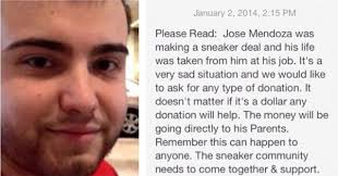 [Updated] Jose Mendoza Was Killed Over Yeezys - jose-killed-selling-kicks