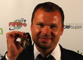 Former Socceroo Mark Viduka displays the Alex Tobin Medal during the Alex Tobin Medal Dinner at Crown Palladium on February 14, 2011 in Melbourne, ... - Mark%2BViduka%2B2011%2BAlex%2BTobin%2BMedal%2BY16rVRZsPGBl