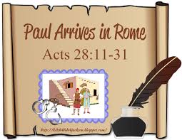 Image result for images of Paul arriving in Rome