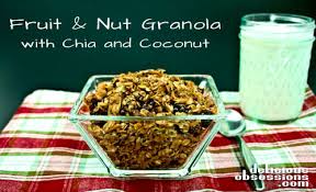 Fruit and Nut Granola with Chia Seeds and Coconut Recipe