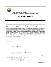 2019 FLVS LEA Profile