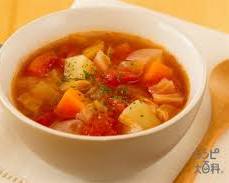 野菜スープ ミネストローネの画像