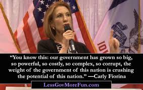 5 All-Time Best Carly Fiorina Quotes - Less Government. More Fun. via Relatably.com