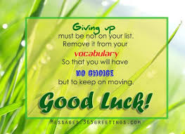 Good Luck Messages, Wishes and Good Luck Quotes Messages ... via Relatably.com
