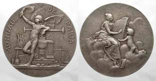 MONNAIE DE PARIS medaille argent 1900 par DANIEL DUPUIS 50mm ... - 58488