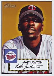 2001 Topps Heritage #38 Matt Lawton Front - 1498-38Fr