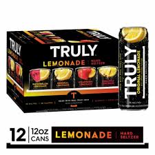 TRULY Hard Seltzer Lemonade Variety Pack, 12 cans / 12 fl oz ...