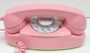 Image result for Picture of pink princess phone