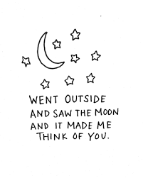 love art cute quote tumblr text happy quotes Typography you moon ... via Relatably.com