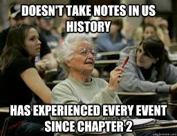 Old people in college memes | quickmeme via Relatably.com
