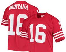 Image of Joe Montana San Francisco 49ers jersey