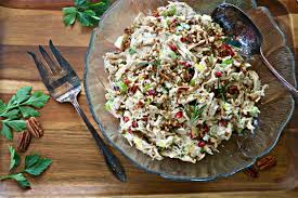 Best Ever Holiday Chicken Salad with Rosemary and Pomegranates ...
