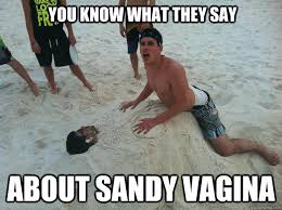 You know what they say about sandy vagina - Misc - quickmeme via Relatably.com
