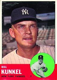 Bill Kunkel spent the third and final season of his big league career as a member of the Yankees&#39; 1963 ... - kunkel