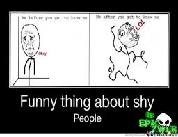 Shy People by zwer - Meme Center via Relatably.com