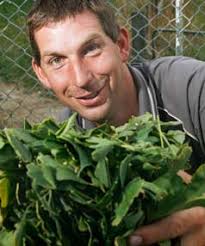 FIRST HARVEST: Kaituna Crops co-owner Patrick Foote with a handful of freshly harvested ginkgo leaves. - 3316048