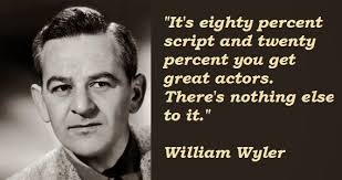 Supreme nine popular quotes by william wyler wall paper French via Relatably.com