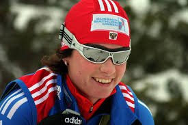 Biathlon Hochfilzen 2009 - Svetlana Sleptsova von Detlef Eckert
