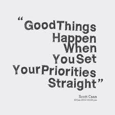 Image result for priority quotes