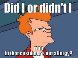 Nut Allergy - quickmeme via Relatably.com